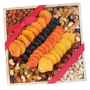 Dried Fruit & Nut Wood Tray