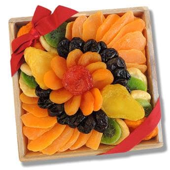Dried Fruit Wooden Display Tray