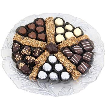 Glass Truffle & Sweets Tray
