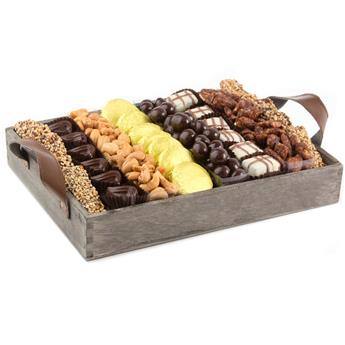 Premium Wooden Sweet & Nut Tray