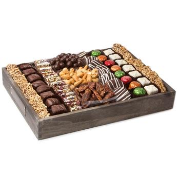 Grand Wooden Sweets & Nuts Display