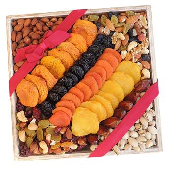 Dried Fruit & Nut Wood Tray