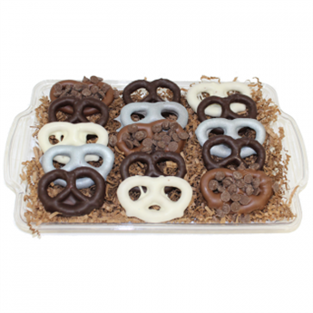 Double-Dipped Pretzel Glass Platter